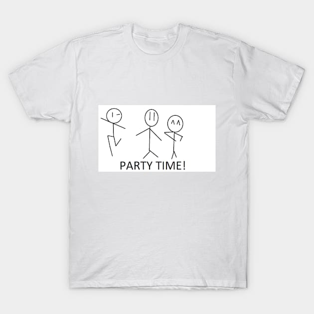 Stick Party T-Shirt by josephfem06